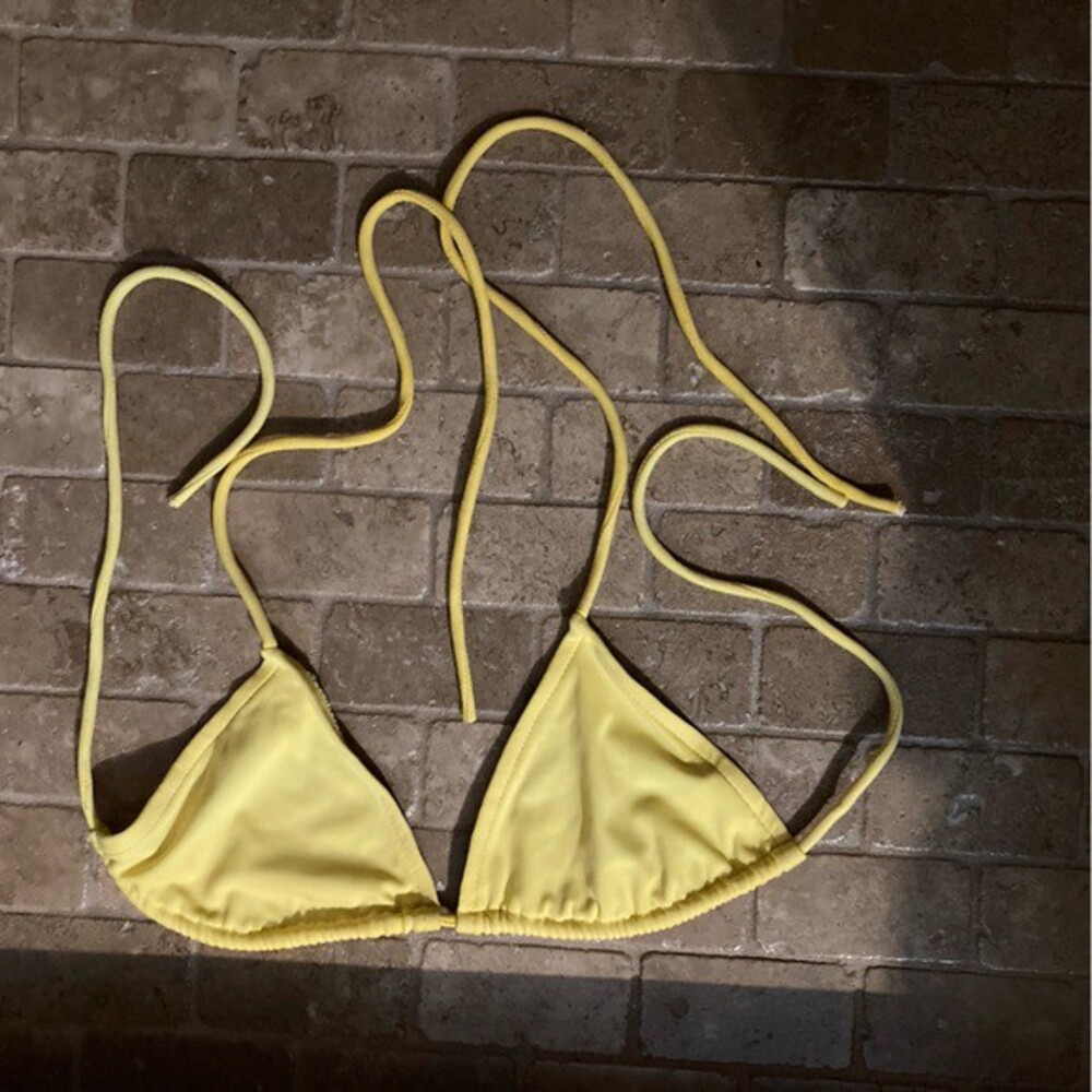 UJENA swim suit bikini top yellow